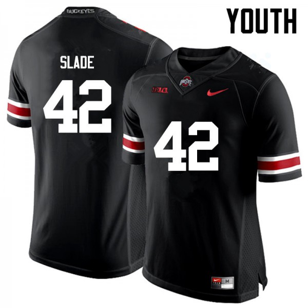 Ohio State Buckeyes #42 Darius Slade Youth Player Jersey Black